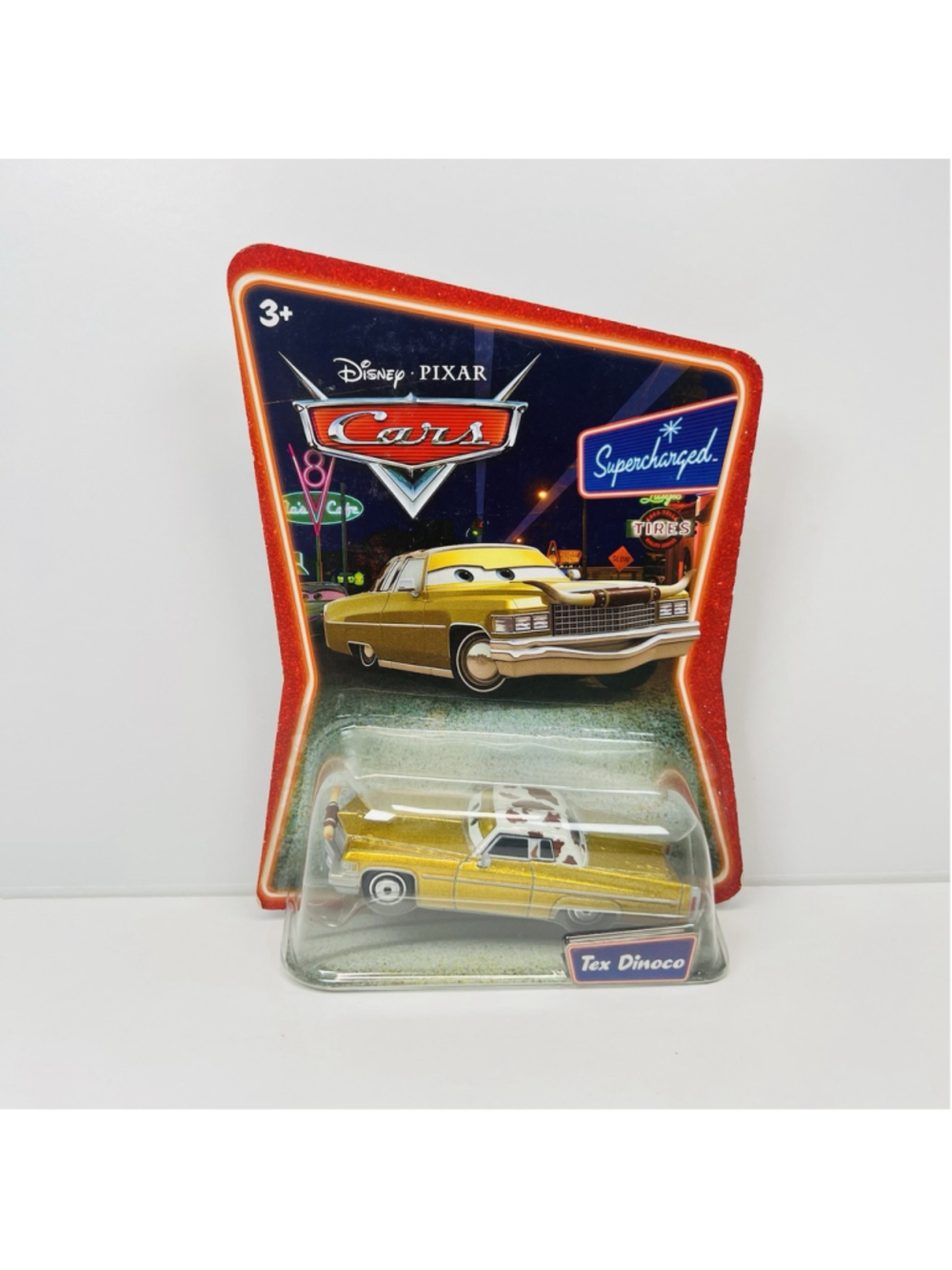 Disney Pixar Cars - Tex Dinoco Cadillac Supercharged Diecast Metal